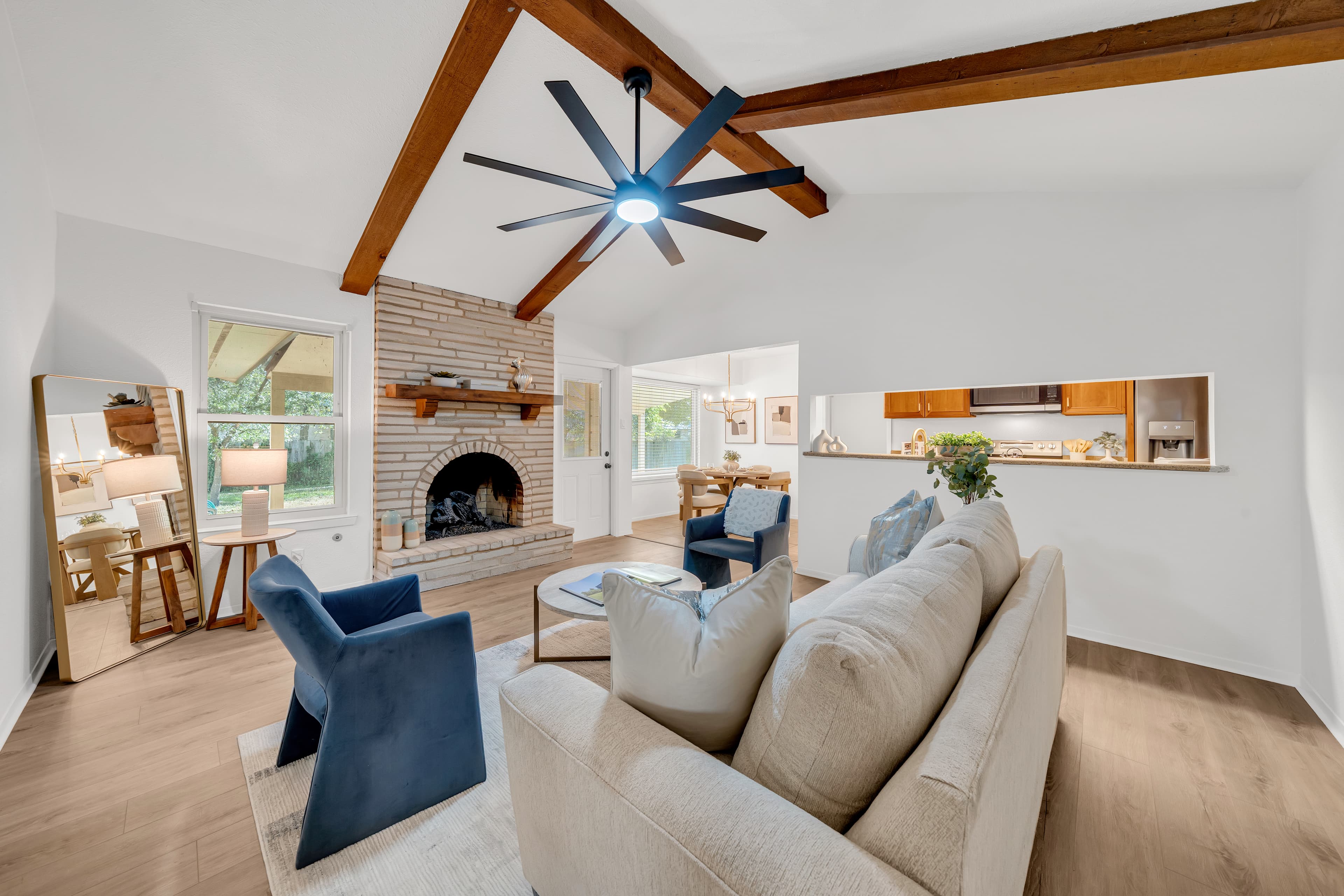 Living Room Remodel in Shavano Park